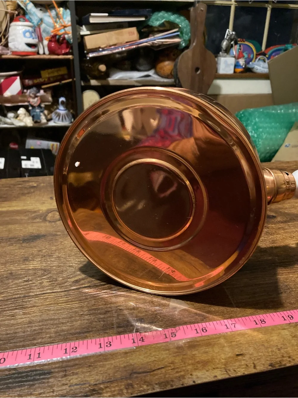 Vintage copper teapot